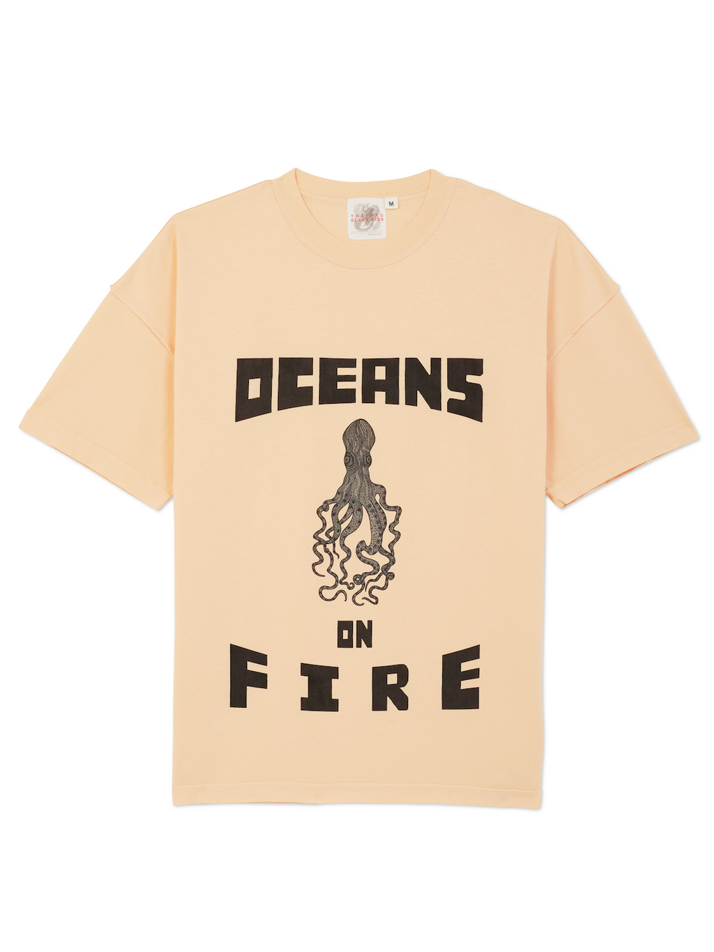 Oceans on Fire T-shirt Peach