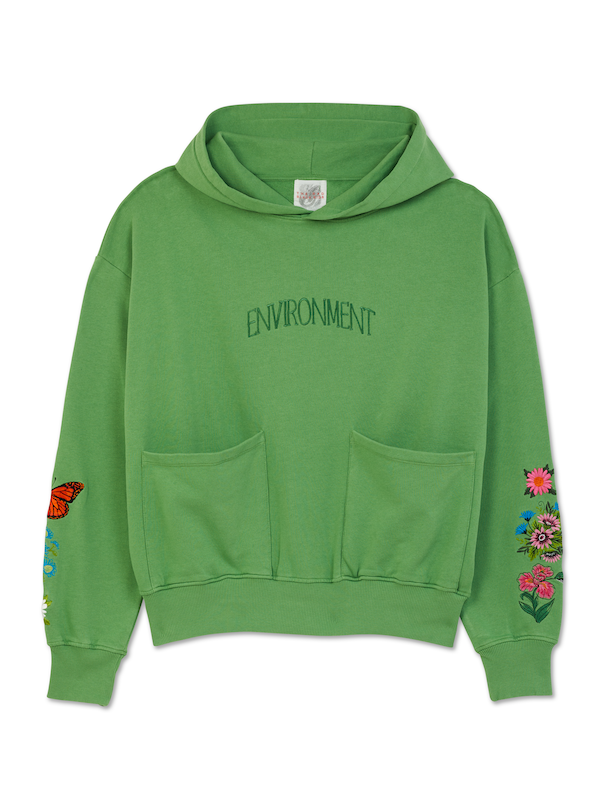 Environment Hoodie V2 Green The Rad Black Kids