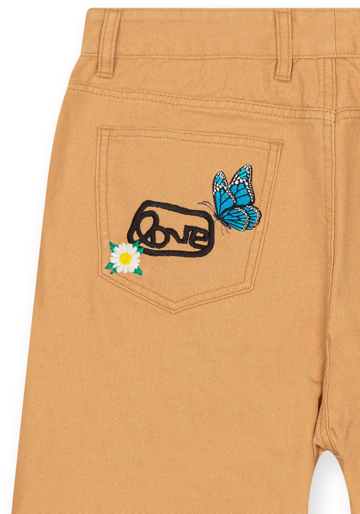 Canvas Work Pants Brown