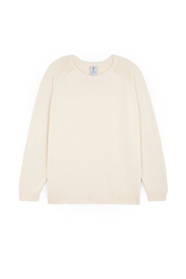 Bolt Arm Cardigan (White)