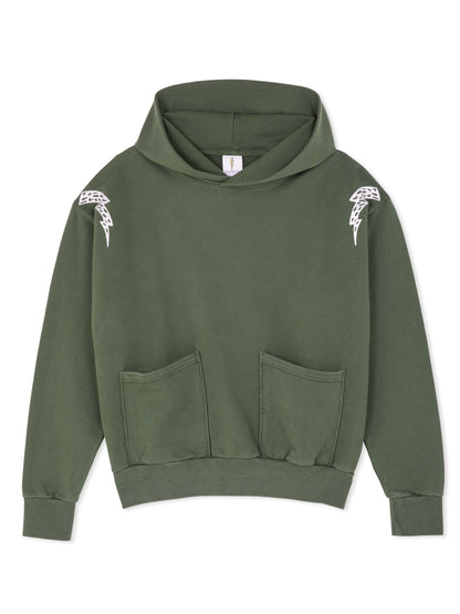 Sweat à capuche Racer (Vert)