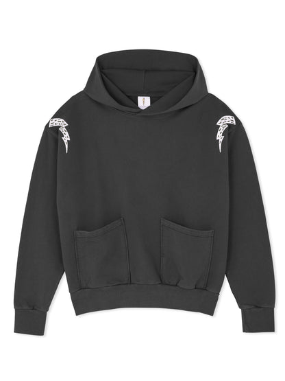 Sweat à capuche Racer (noir)